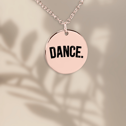 Dance Rustic Design Coin Necklace