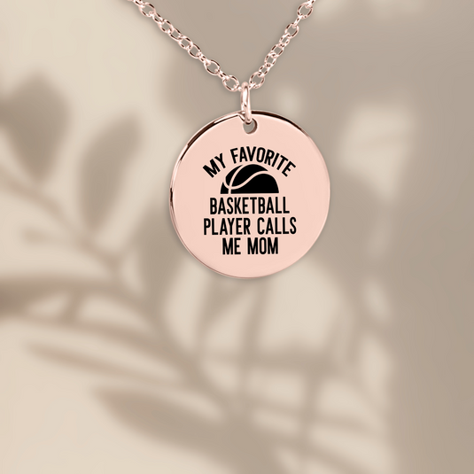 My Favorite Basketball Player Coin Necklace