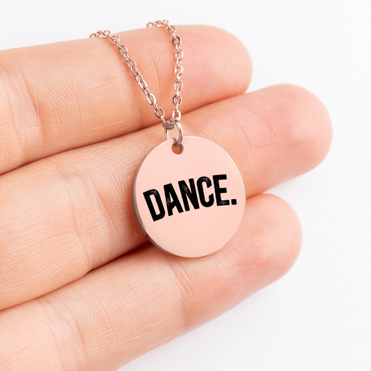 Dance Rustic Design Coin Necklace