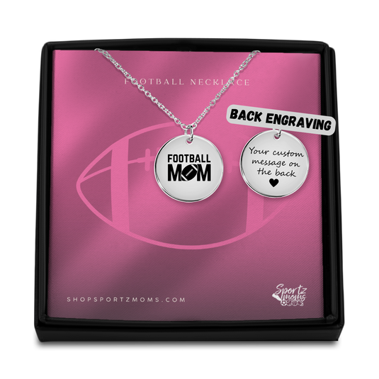 Football Mom Coin Necklace