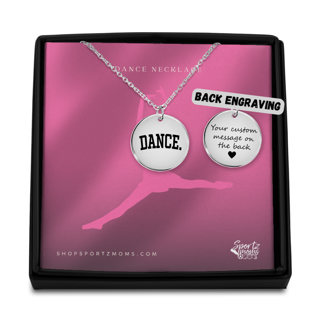 Dance Tall Design Coin Necklace