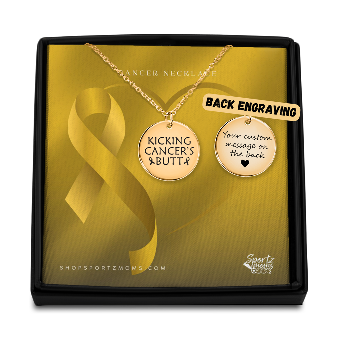 Kicking Cancer's Butt Coin Necklace