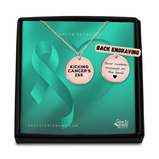 Kicking Cancer's Ass Coin Necklace