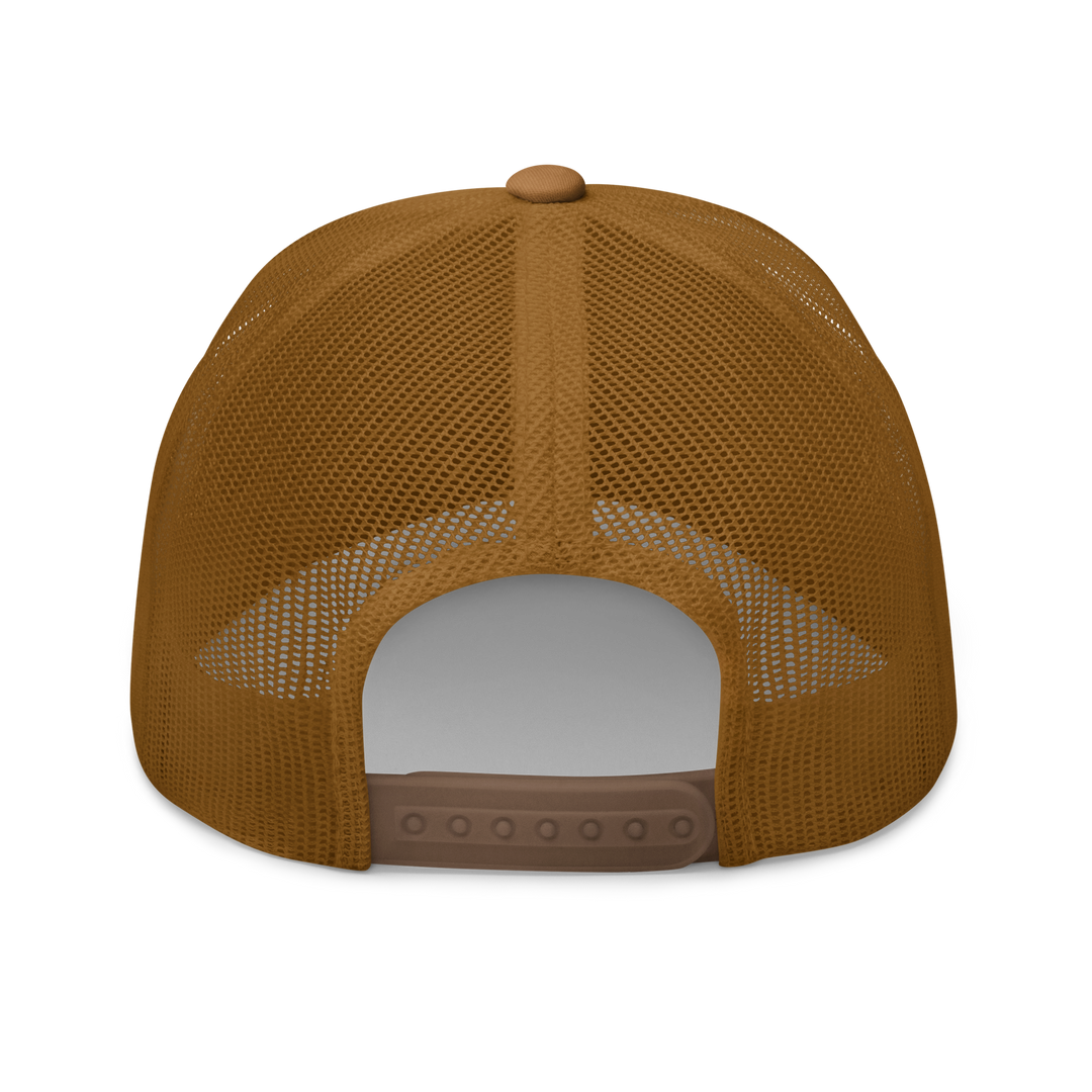 Retro Embroidered Trucker Cap