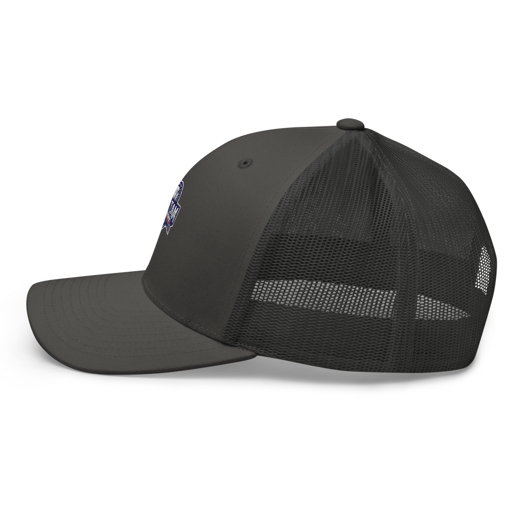 Retro Embroidered Trucker Cap