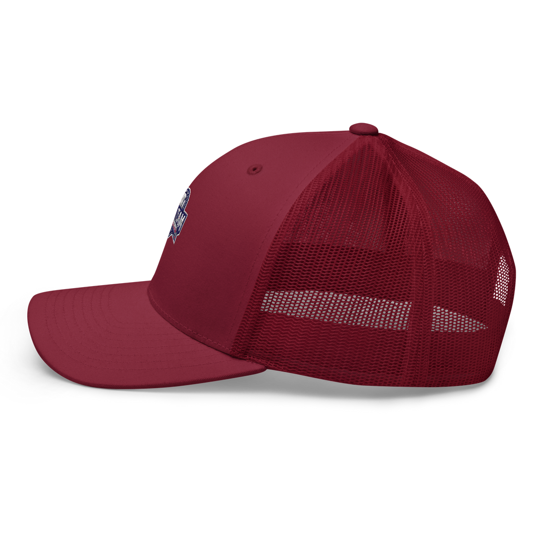 Retro Embroidered Trucker Cap