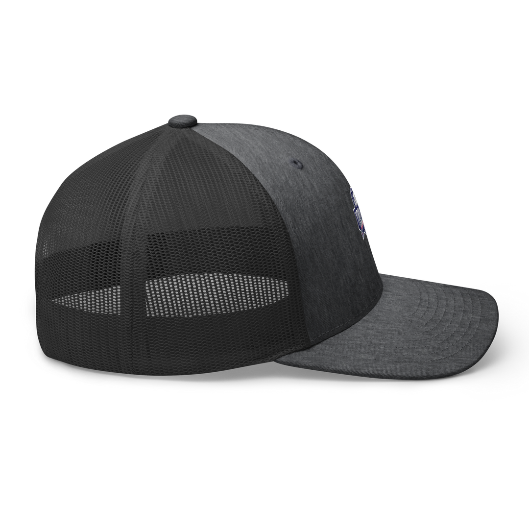 Retro Embroidered Trucker Cap