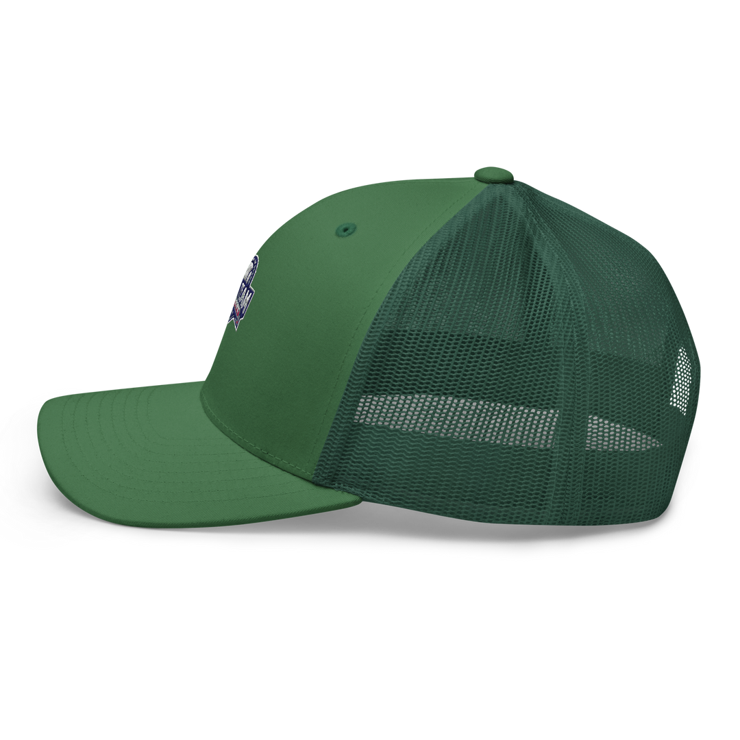 Retro Embroidered Trucker Cap