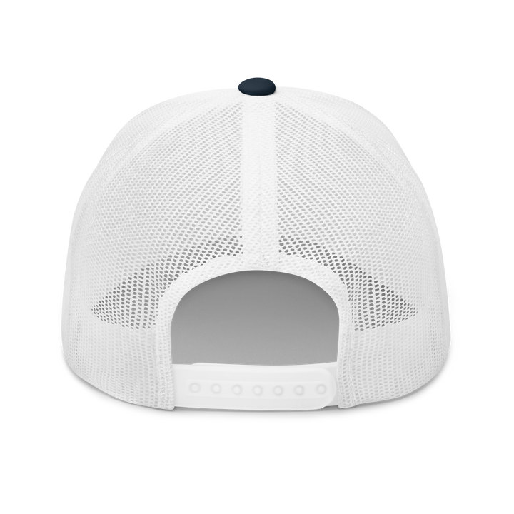 Retro Embroidered Trucker Cap