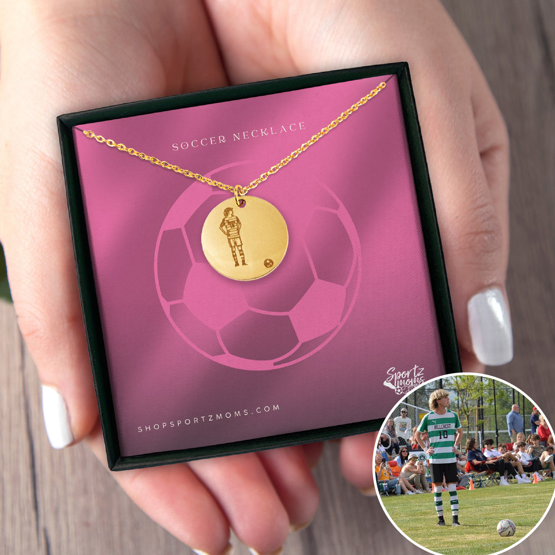 Custom Picture Engraved Coin Necklace