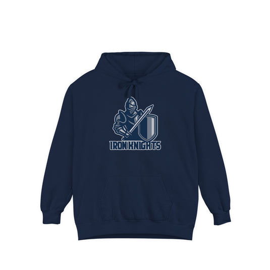 Iron Knights Premium Adult Unisex Hooded Sweatshirt W/Knight Logo Only