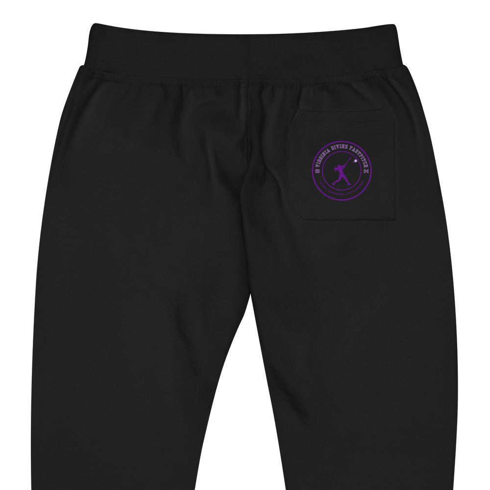 Virginia Divine Sports Unisex fleece sweatpants - Circle Logo on Back Pocket
