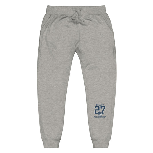 Iron Knights Adult Unisex Joggers in Carbon Grey & White w/PRINTED Name & Bible Verse Logo