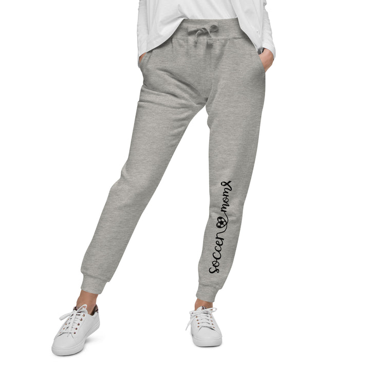 Cancer Collection Pick Your Sport Mom Ribbon & Heart Adult Unisex fleece sweatpants