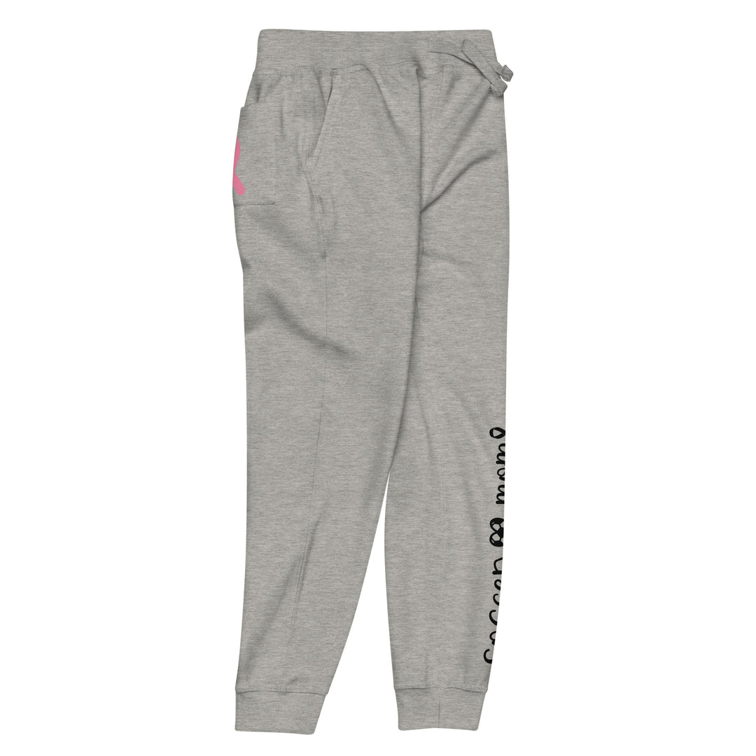 Cancer Collection Pick Your Sport Mom Ribbon & Heart Adult Unisex fleece sweatpants