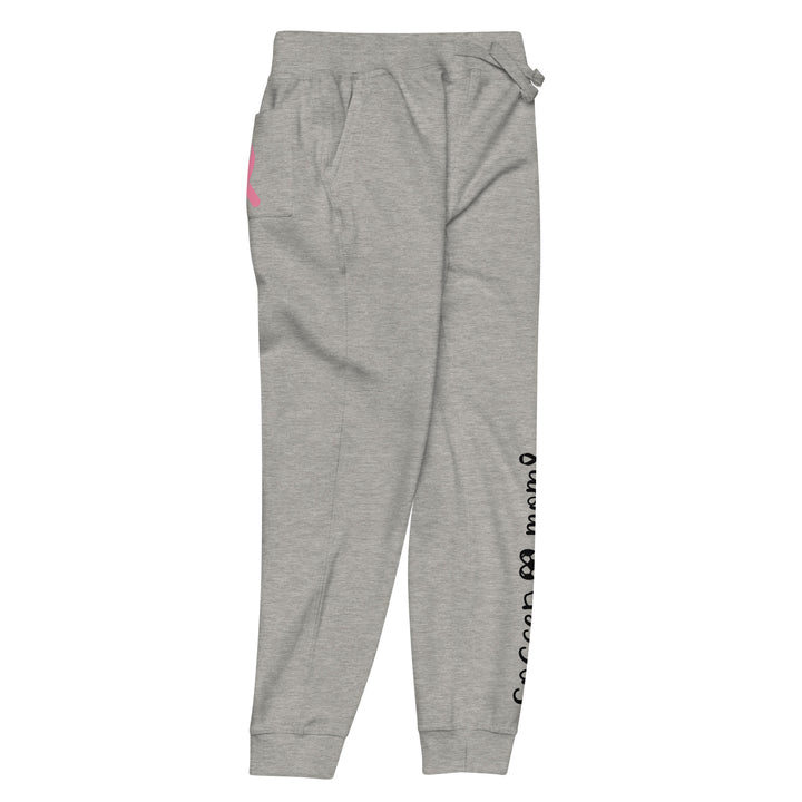 Cancer Collection Pick Your Sport Mom Ribbon & Heart Adult Unisex fleece sweatpants