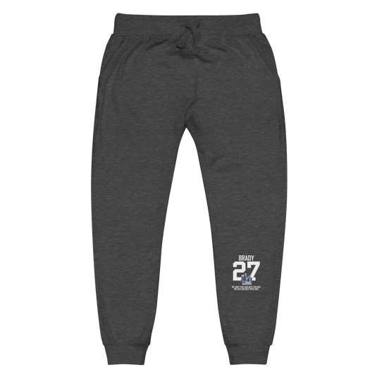 Iron Knights Unisex Adult Joggers in Navy Blazer, Charcoal Heather & Team Royal w/ PRINTED Name & Bible Verse Logo