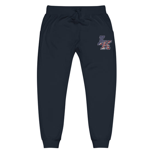 Iron Knights Unisex Adult Joggers in Navy Blazer, Charcoal Heather & Team Royal w/EMBROIDERED Flag Logo