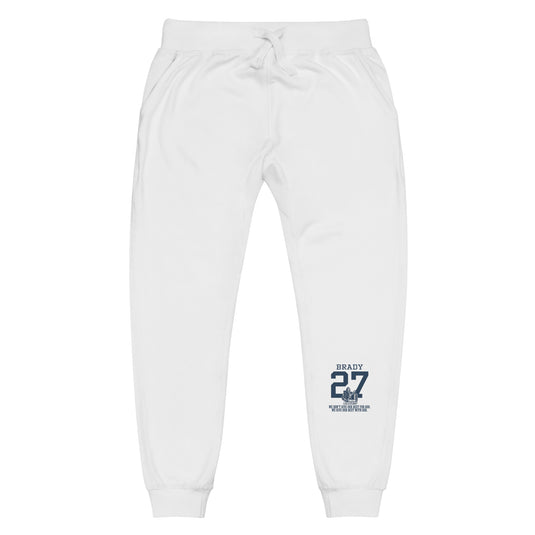 Iron Knights Adult Unisex Joggers in Carbon Grey & White w/PRINTED Name & Bible Verse Logo