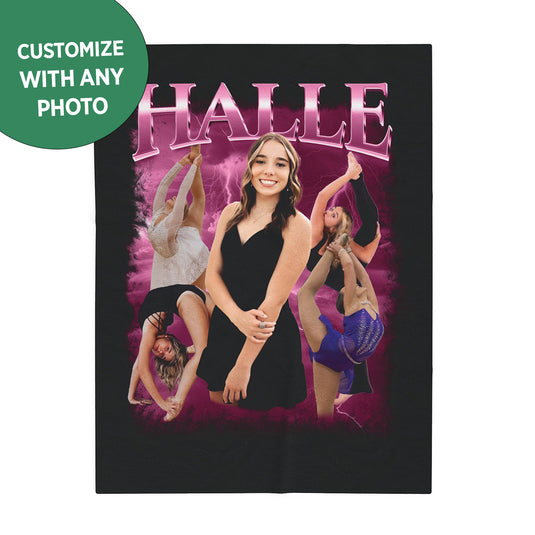 Picture Fusion Design Velveteen Blanket